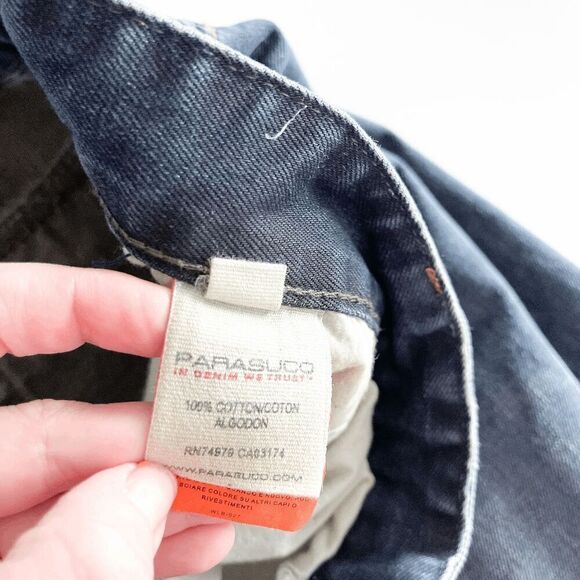 Parasuco Mens 5 Pocket Mid-Rise Straight Leg Jeans Medium Wash Blue Size 54 - Picture 4 of 10